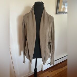 Wilfred cardigan with rolled collar